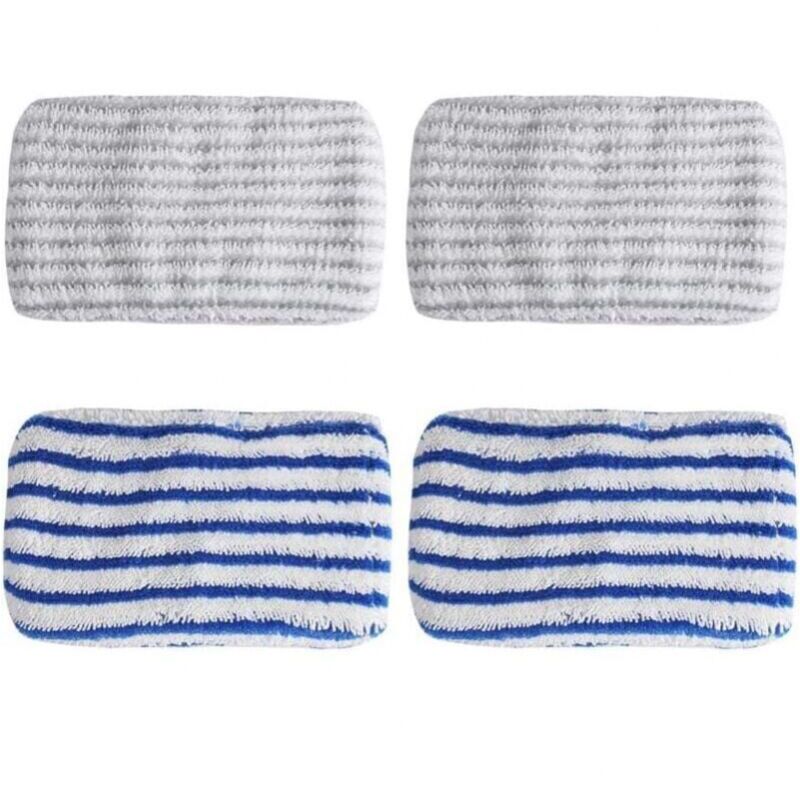 foto del prodotto 4 pezzi di ricambio per panno in microfibra, progettato per rowenta clean steam zr005801, zr005804, zr850002, mocio in microfibra, salviette