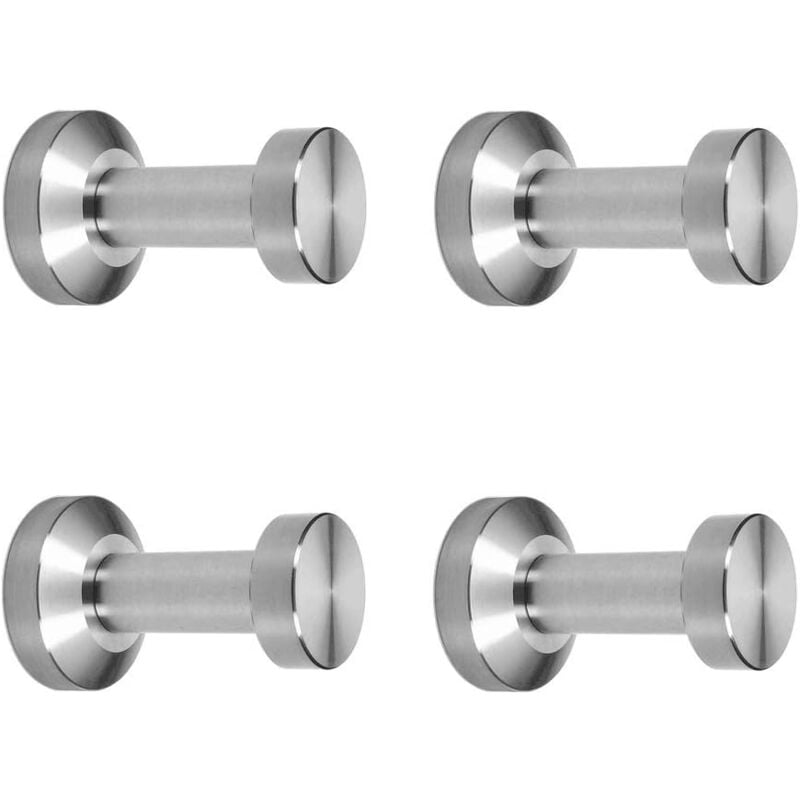 foto del prodotto 4 pezzi) ganci per asciugamani in acciaio inox 304, ganci per accappatoio da bagno