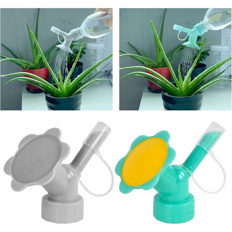 foto del prodotto 4 pezzi irrigatore per tappo di bottiglia, tappo di bottiglia, mini irrigatore per bottiglia, annaffiatoio per bonsai, testa di irrigazione per