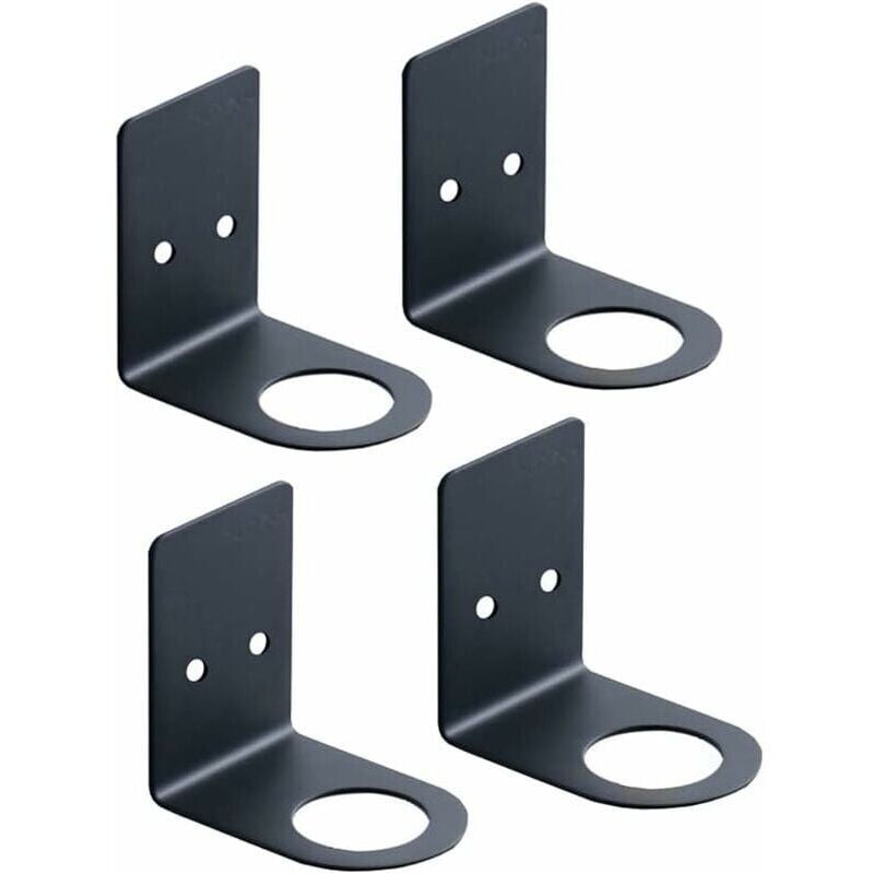 foto del prodotto 4 pezzi supporto per dispenser di sapone da parete per flacone di sapone, pompa manuale, supporto per lavandino per shampoo da parete, porta lozione
