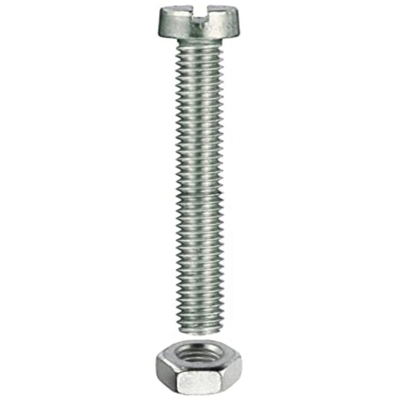 foto del prodotto 4 pezzi viti per metallo con testa cilindrica m6x40mm zincate