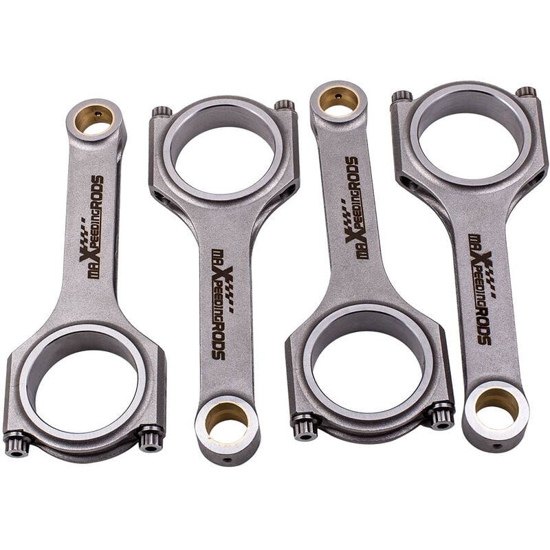 immagine 0 del prodotto 4 pieces bielle h beam connecting rod rods per vw golf mk4 gti 1.8t arp 2000