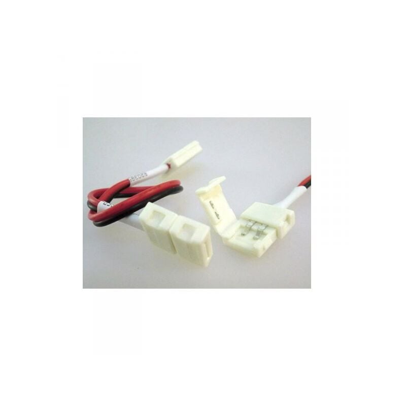 foto del prodotto 4 pz connettore 8mm per collegare due strip led smd 3528 senza saldare