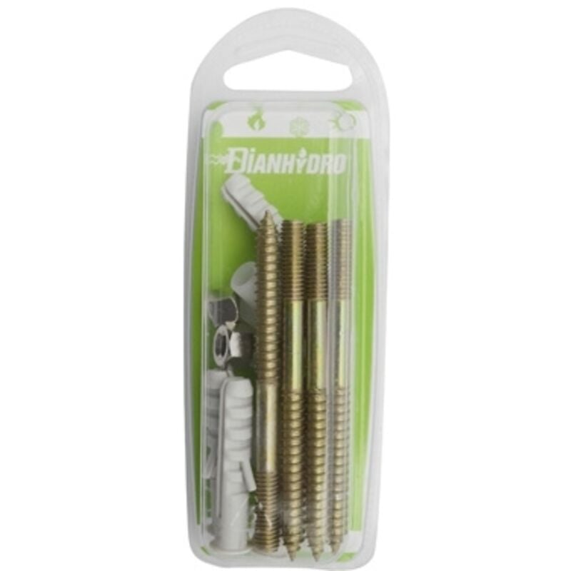 foto del prodotto 4 pz fissaggi verticali per wc e bidet blister zincato - m6x80 faidf