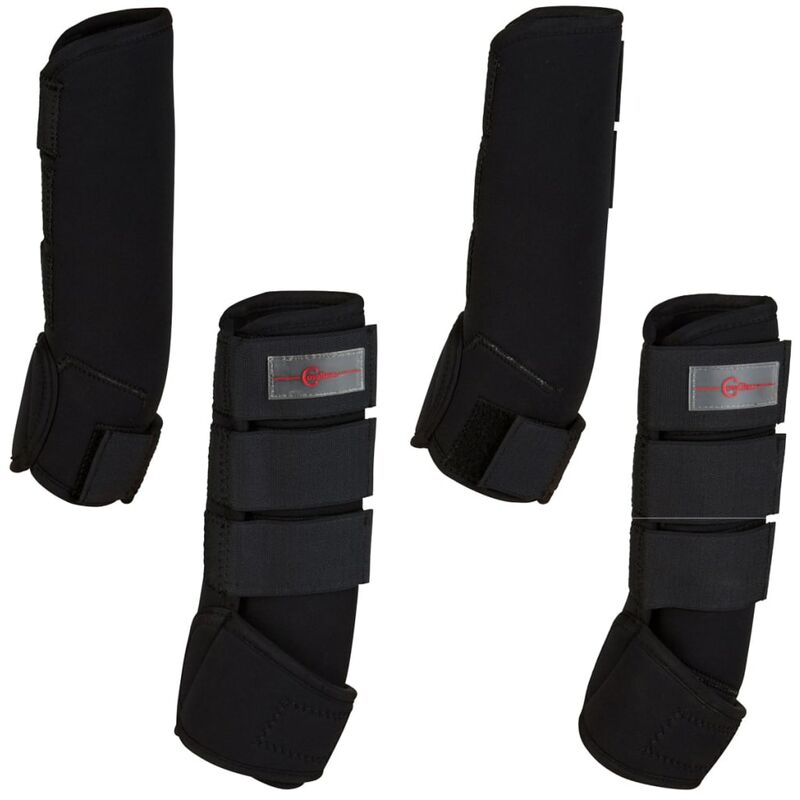 foto del prodotto 4 pz set paranocche per pony neri 320132 kerbl