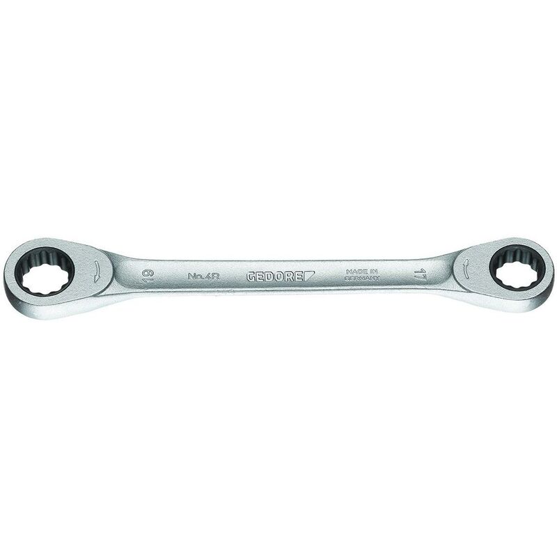 foto del prodotto 4 r 10x13 chiave a cricchetto doppia ad anello 10x13 mm