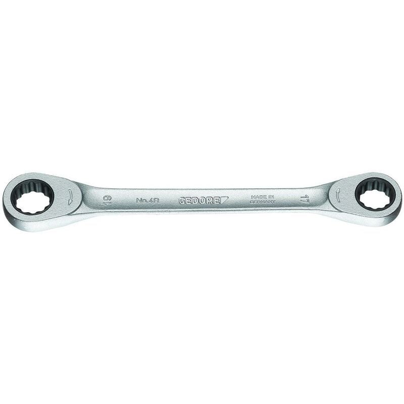 foto del prodotto 4 r 8x9 chiave a cricchetto doppia ad anello 8x9 mm