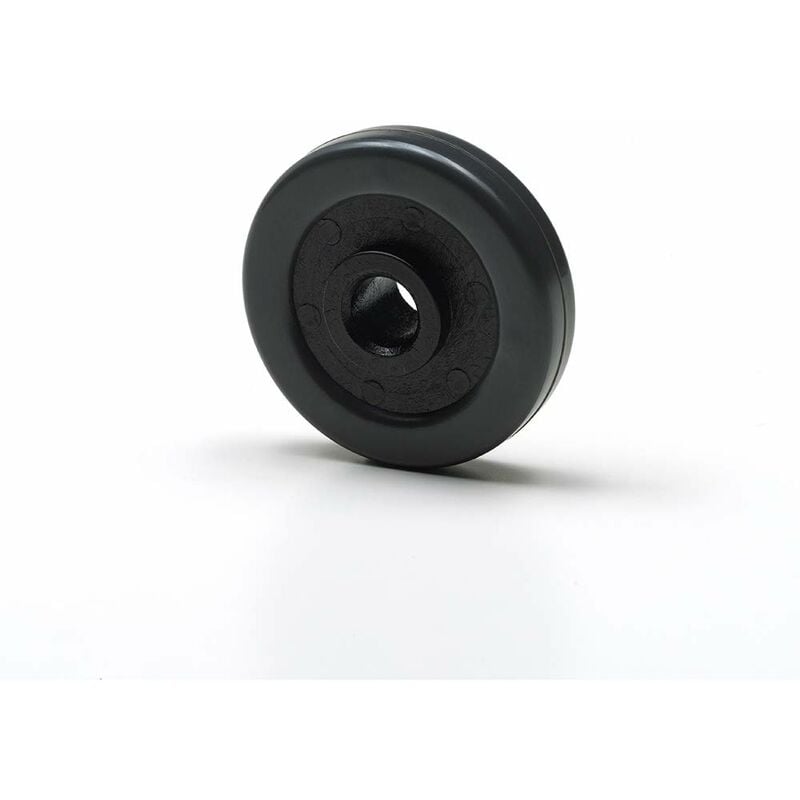 foto del prodotto 4 ruote gommate per mobili da stiro, nero foppapedretti