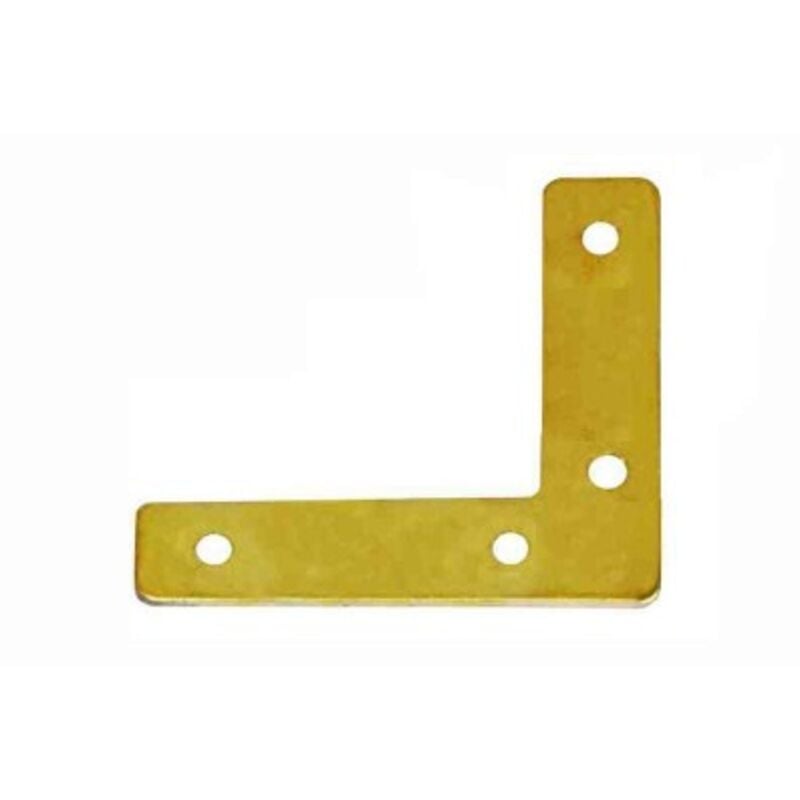 foto del prodotto 4 squadrette di giunzione ottonati 60x60mm masidef
