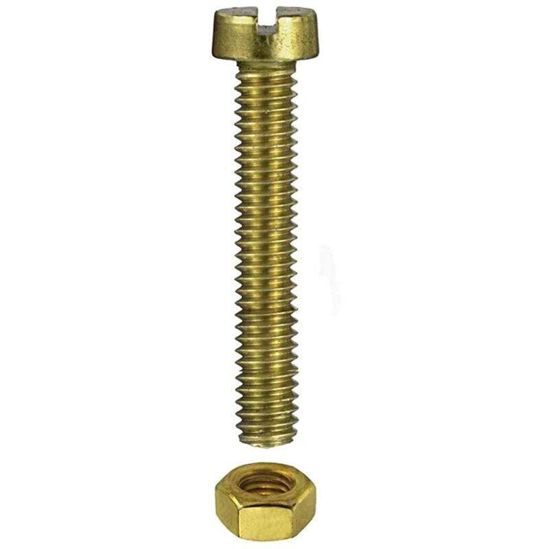 foto del prodotto 4 viti metrica ottone testa cilindrica m6x40mm
