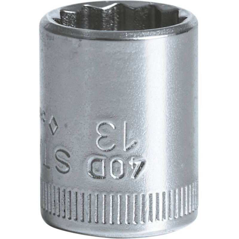 foto del prodotto 40 d 13 01030013 doppio esagono inserto a bussola 13 mm 1 4 6.3 mm stahlwille