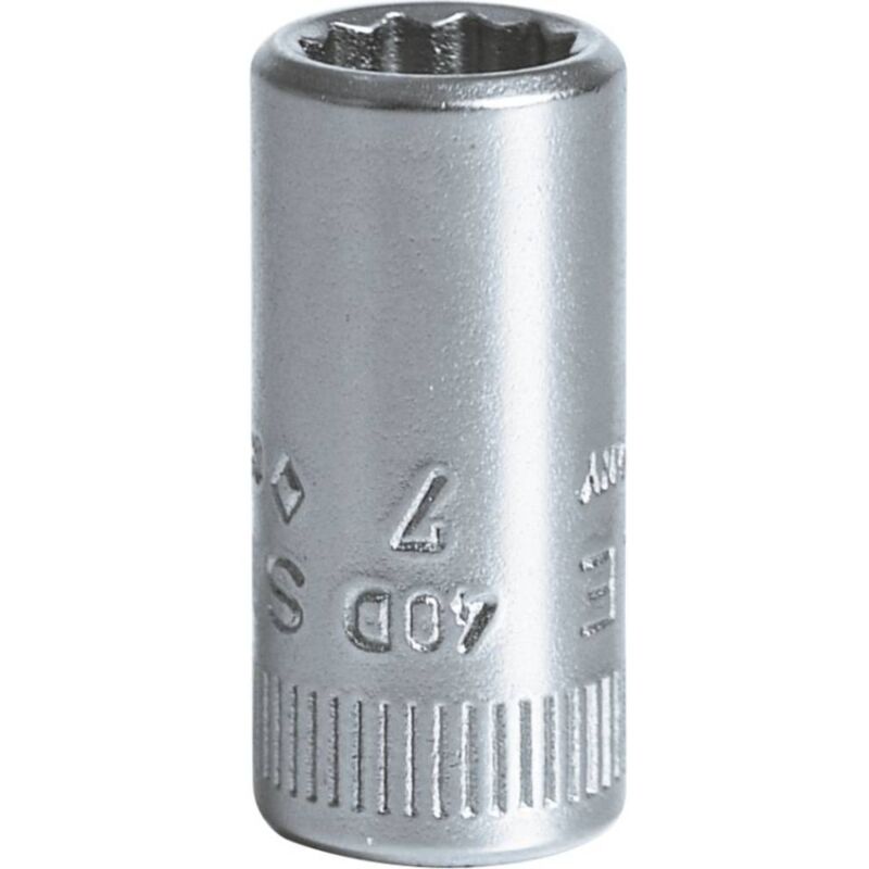 foto del prodotto 40 d 7 01030007 doppio esagono inserto a bussola 7 mm 1 4 6.3 mm stahlwille