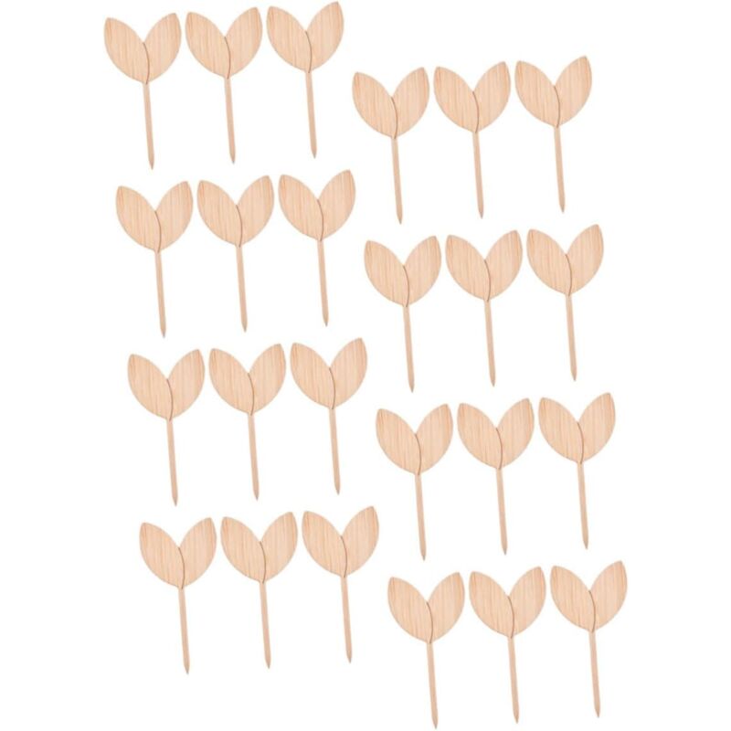 foto del prodotto 40 pezzi etichette per piante in legno, vasi per piante grasse, etichette per piante in legno, marcatori per piante da giardino, marcatori per piante
