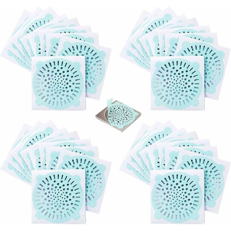 foto del prodotto 40 pezzi filtro per capelli da doccia cattura capelli da doccia filtro per lavandino filtro per scarico a pavimento filtro per lavandino da vasca