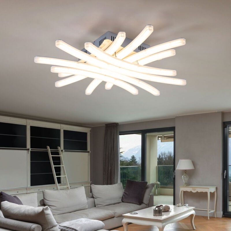 foto del prodotto 40 watt smd led lampada da soffitto cromo illuminazione cucina luce749053
