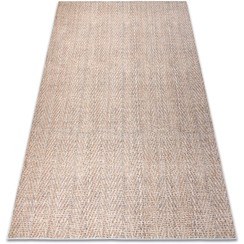 foto del prodotto rugsx tappeto lavabile andre 1577 spina di pesce antiscivolo beige beige 120x170 cm
