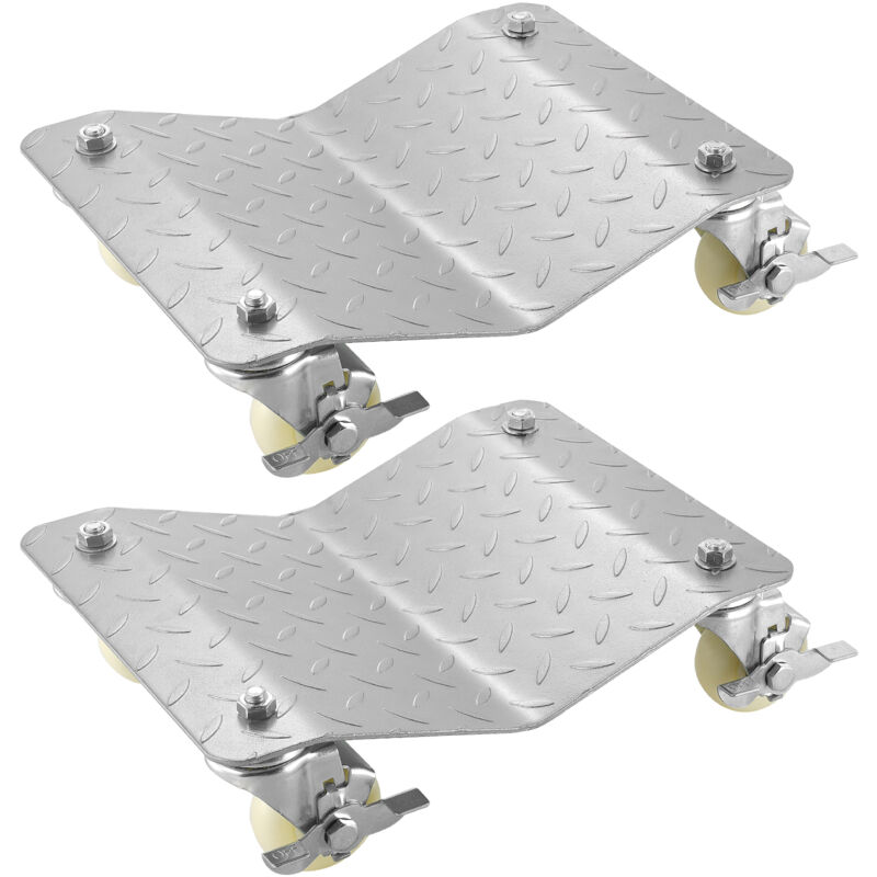 foto del prodotto mophorn veicolo posizionamento ruota dollies, 680kg per dolly, 2pcs pneumatici auto dollies, auto pattino dolly, furgone posizionamento garage jack