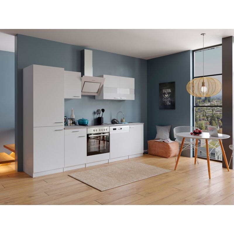 foto del prodotto cucina blocco cucina blocco cucina cucina componibile bianco malia 280 cm respekta