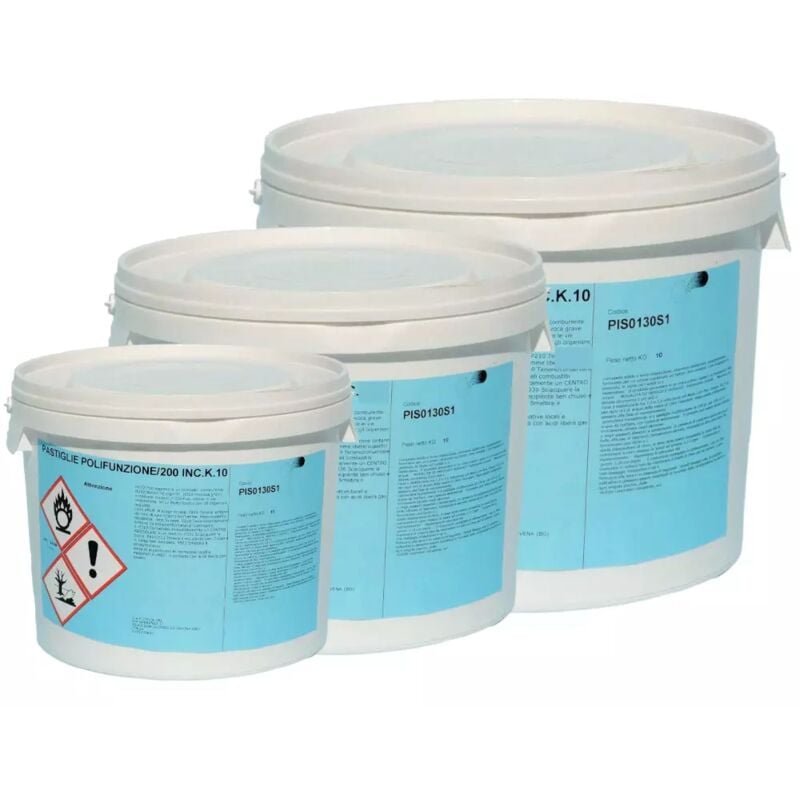 foto del prodotto cloro multifunzione pastiglie da 200g dicloro per pacqua piscina 25 kg brenntag