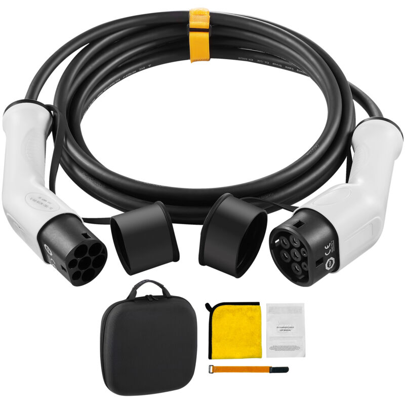 foto del prodotto mophorn cavo di ricarica per veicoli elettrici, tipo 2 tipo 2, 16 amp, 3,6 kw, 5 metri monofase, cavo di ricarica per veicoli elettrici, impermeabile