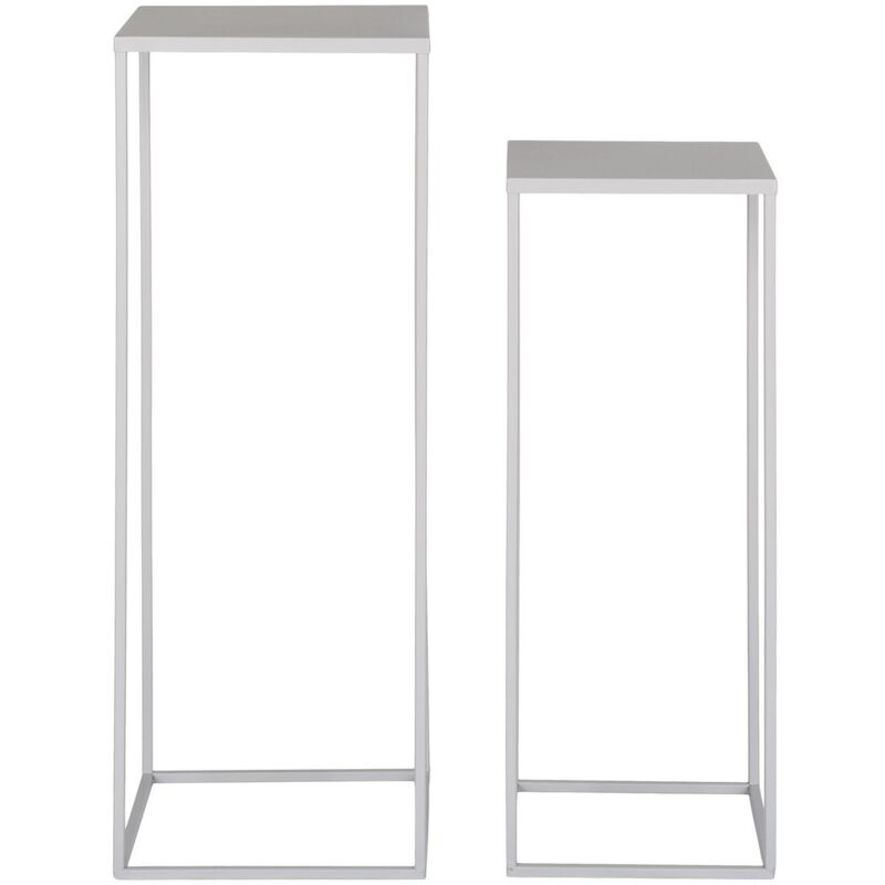 foto del prodotto tavolo consolle beja, metallo, beige, 22x22x60 cm