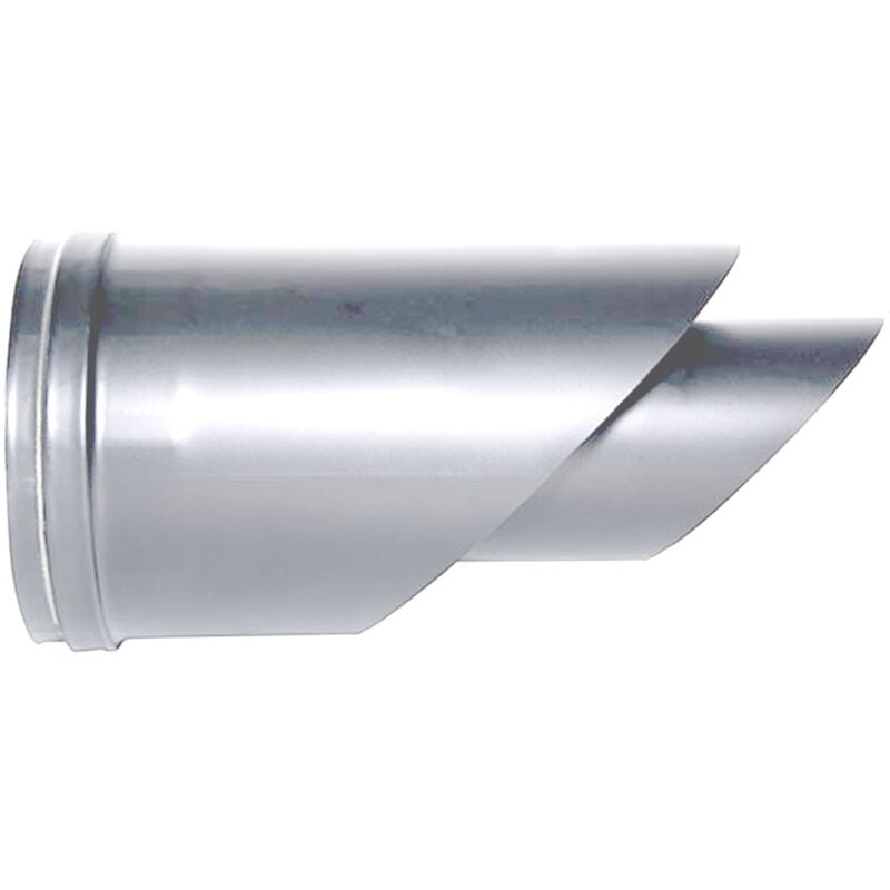 foto del prodotto canna fumaria tubo coassiale inox terminale orizzontale d. 80 125 ce stufa pellet made in italy