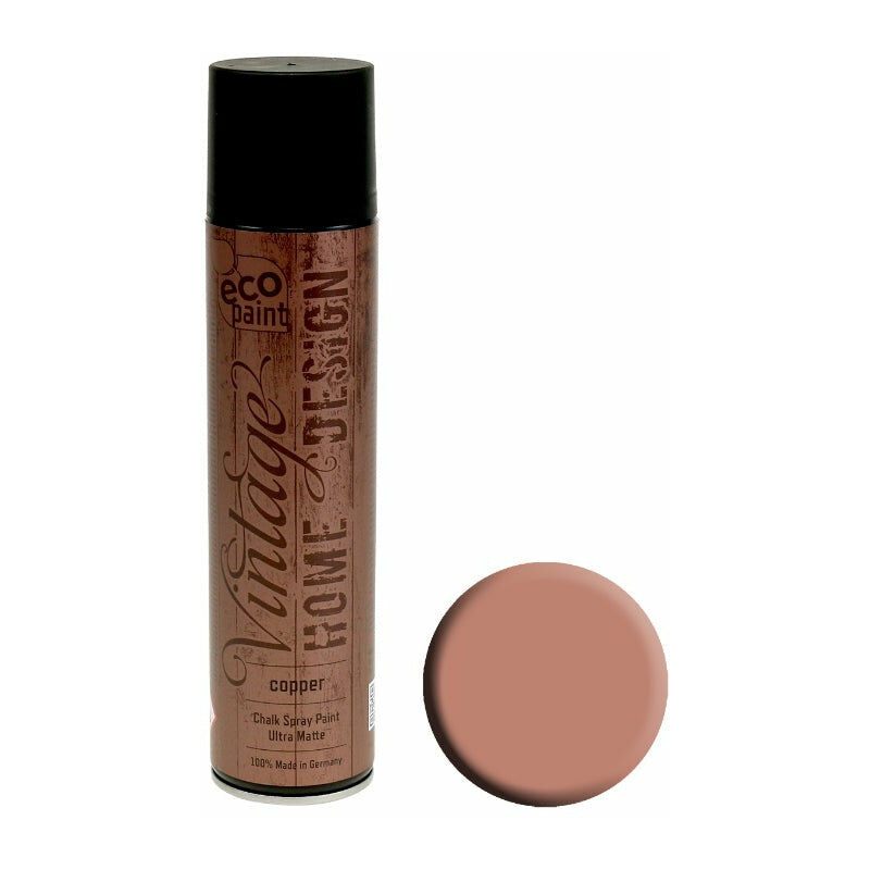 foto del prodotto colorante vernice spray opaca vintage home design da 400 ml copper