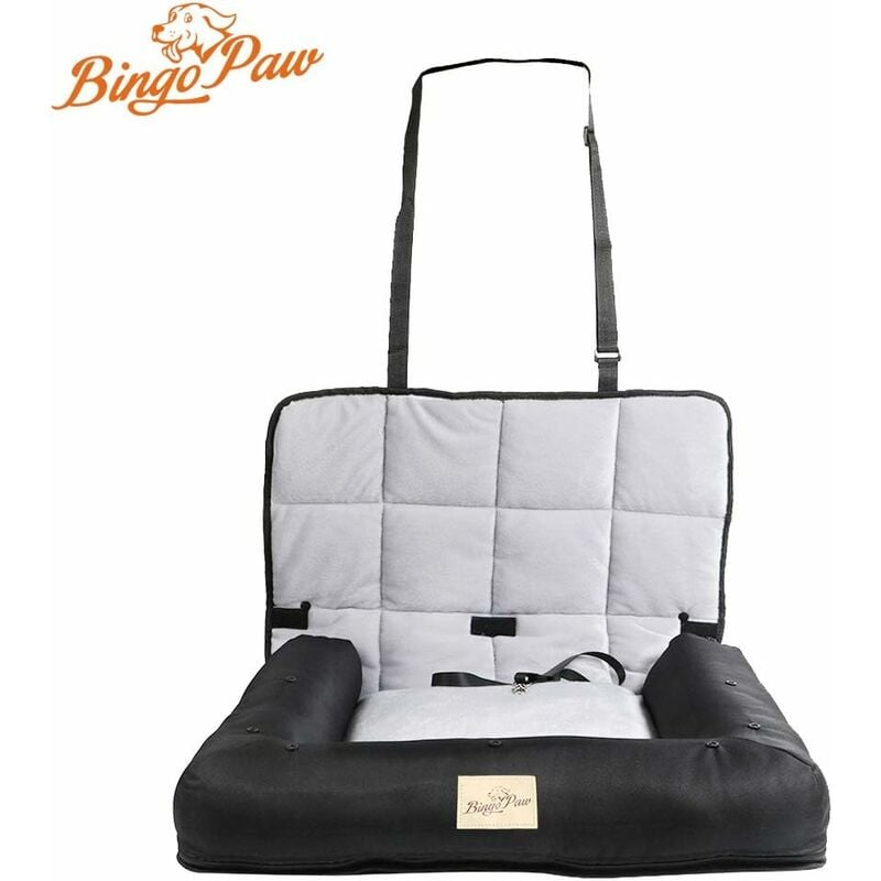 foto del prodotto bingo paw seggiolino auto per cani trasportino per cani da auto letto per cane taglia media, adatto per cani sotto i 10 kg