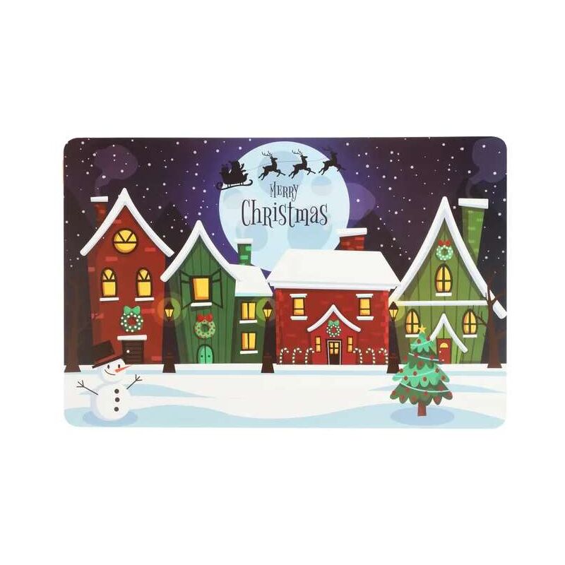 foto del prodotto tovaglietta natale casette