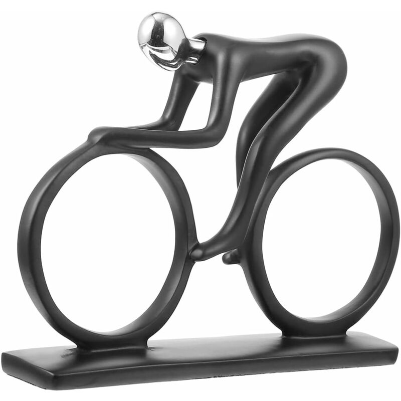 foto del prodotto fortuneville ornamenti per biciclette decorazioni per scrivania da ufficio miniature figurine decorazioni per la casa statuetta di ciclista statua
