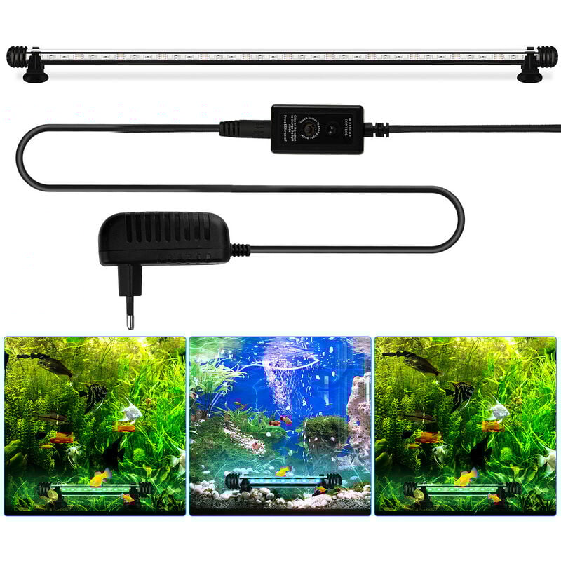 foto del prodotto randaco hengda 62cm led acquario rgb illuminazione impermeabile fish tank lampada crostacei