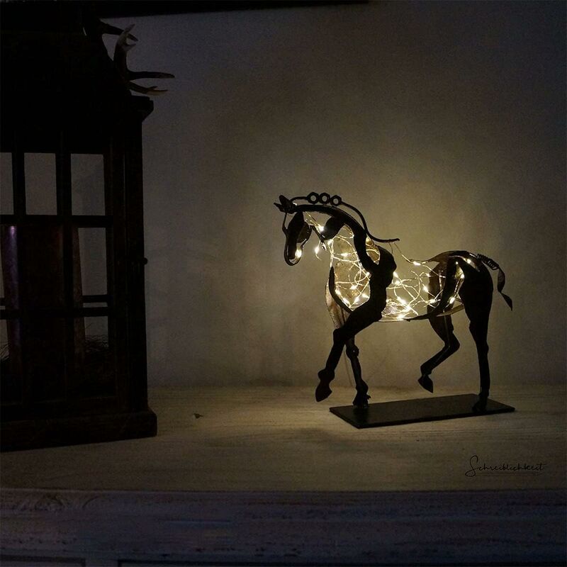 foto del prodotto fortuneville scultura di cavallo regalo per cavaliere scultura di cavallo in metallo decorazioni per la casa cavallo di campagna accento decorativo