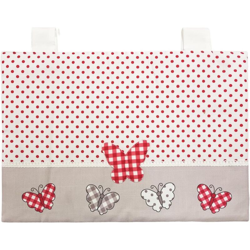 foto del prodotto emmevi mv s.p.a. copriforno morbido shabby chic cuori passanti tessuto chiusura velcro copri forno cucina d