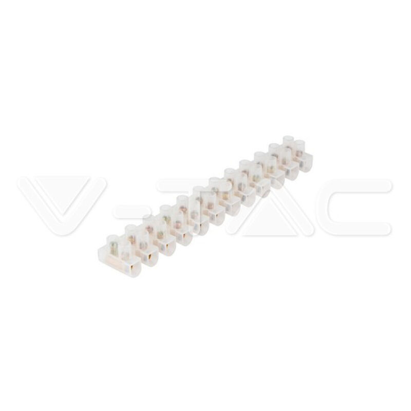 foto del prodotto morsettiera 12 connettori per cavo elettrico 3a 2.5mm 10pz v tac