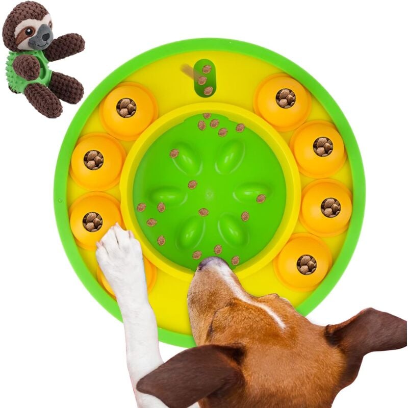 foto del prodotto fortuneville giocattolo educativo per cani giocattolo educativo slow food per cani puzzle interattivo chi2 pack gioco di intelligenza per cani