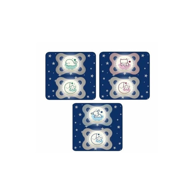 foto del prodotto ciuccio perfect night 2 6 mesi neutro silicone