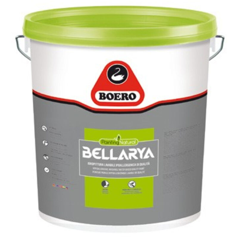 foto del prodotto casa bellarya boero idropittura lavabile bianca ipoallergenica 5lt