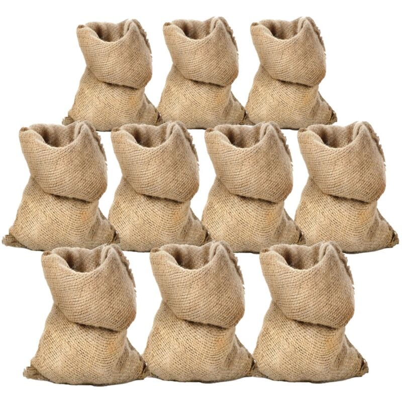 foto del prodotto sti sacchi juta 70x120 neutro naturale 10 pezzi sacco per frutta verdura cereali, decorazione, articoli regalo, protezione piante inverno, corsa