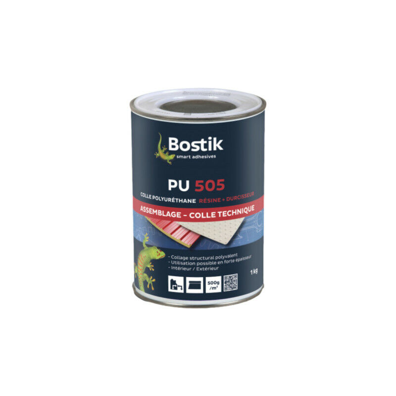 foto del prodotto pu 505 poliuretano adesivo bostik 1kg
