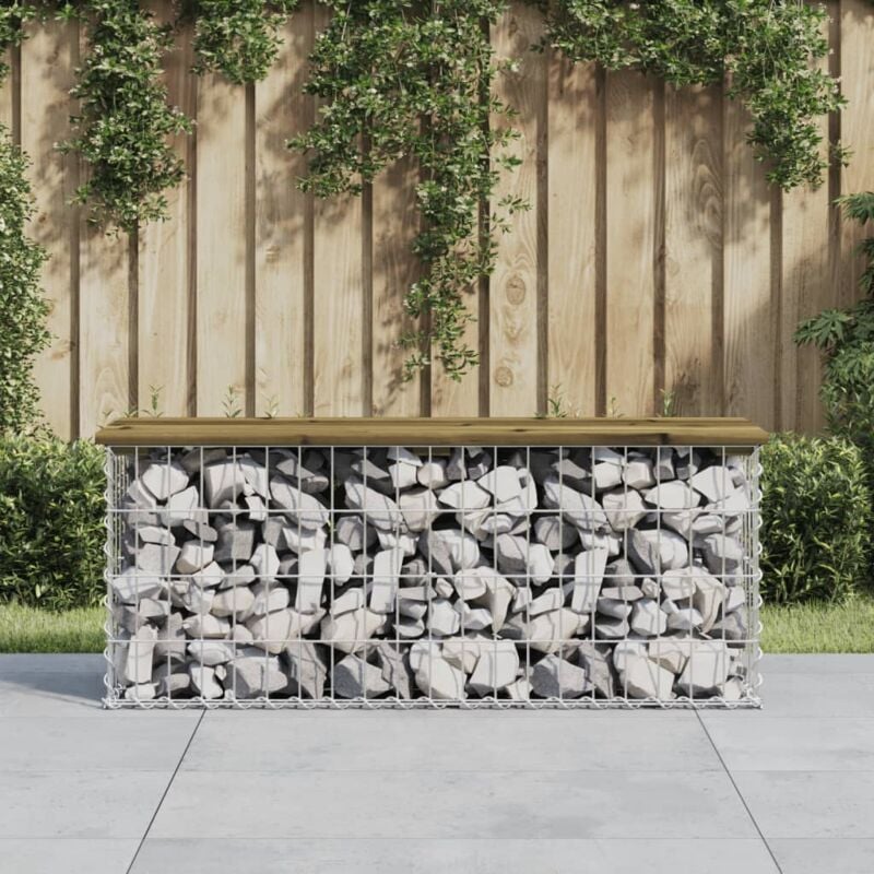 foto del prodotto furniture limited panca da giardino design gabbione