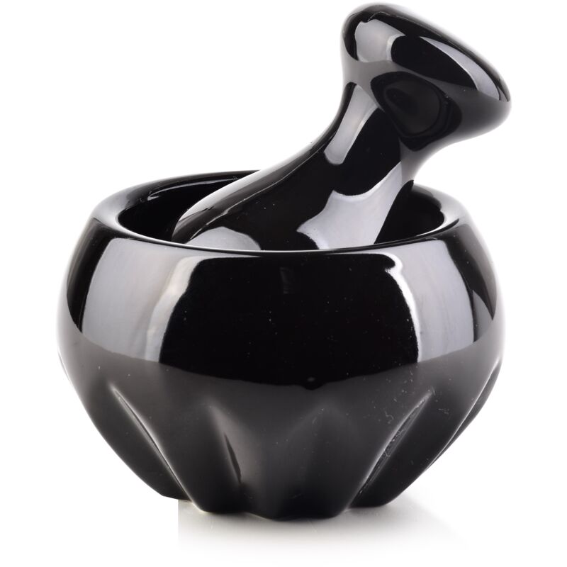 foto del prodotto mortaio modern life nero 10xh6,8cm