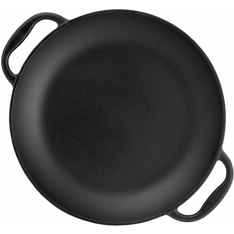 foto del prodotto bbq toro padella per paella, 6 persone 36 cm padella per grigliare in ghisa con manici