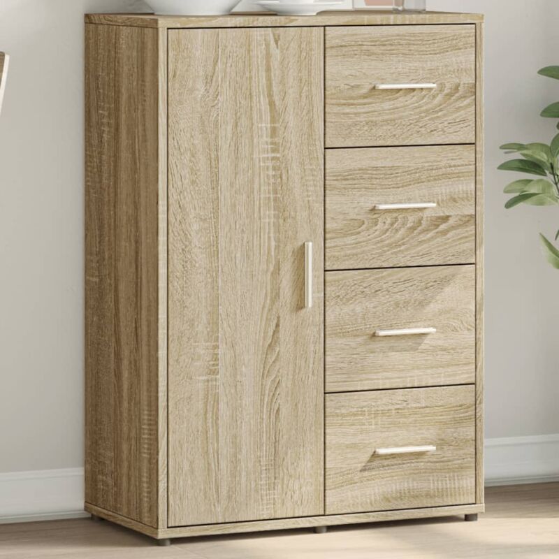 foto del prodotto vidaxl credenza rovere sonoma 60x31x84 cm in legno multistrato