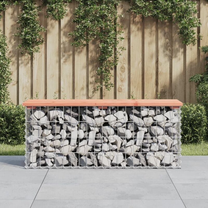 foto del prodotto vidaxl furniture limited panca giardino design gabbione 103x31,5x42 cm