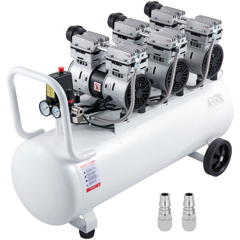 foto del prodotto mophorn compressore dearia, 22 galloni, ultra silenzioso, senza olio, serbatoio da 100l, 2,2kw, basso rumore, compressore silenzioso con valvola