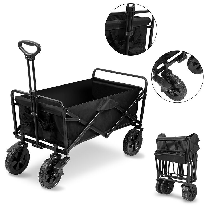 immagine 0 del prodotto hengda carrello a mano max. 100kg carrello a mano. carrello scala. carrello a mano con pneumatici noir