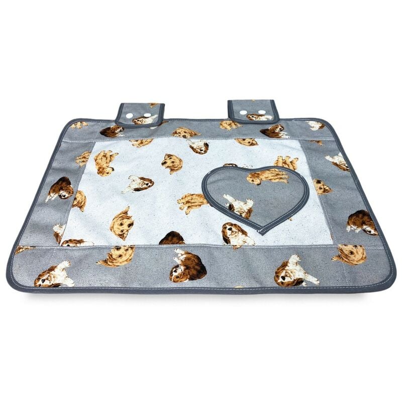 foto del prodotto tex family copriforno copri forno cani grigio chiaro