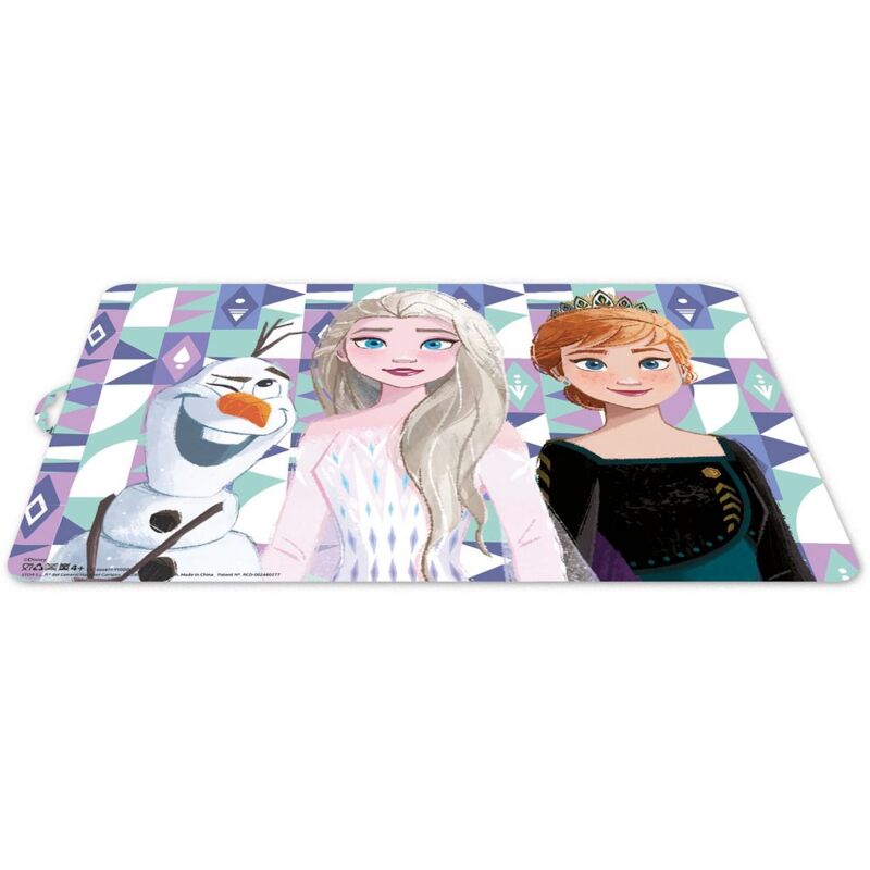 foto del prodotto disney tovaglietta individuale colorata per bambine in plastica frozen elsa anna olaf