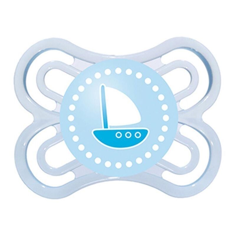 foto del prodotto succhietto perfect 0 azzurro silicone