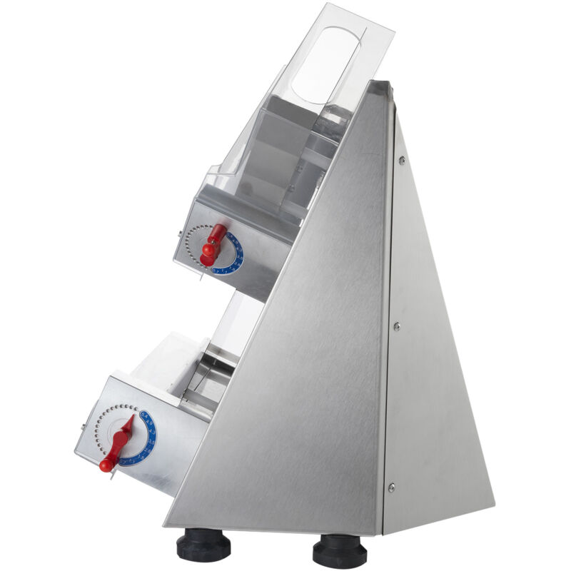 foto del prodotto mophorn sfogliatrice per pasta per pizza, pressa per pasta commerciale automatica da 3 12 in, rullo elettrico da 370w,260 all ora, macchina per